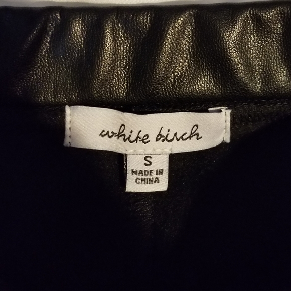 White Birch NWT Faux Leather Pants Small - Picture 7 of 8